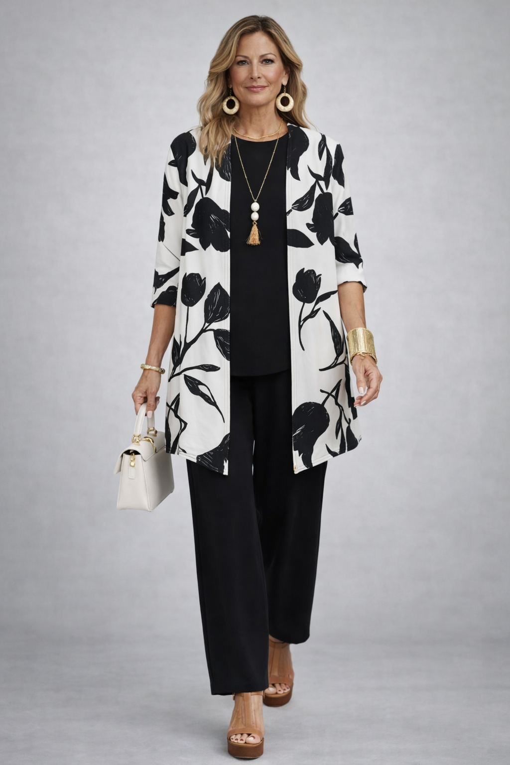 Elaira | Cardigan top and pants set