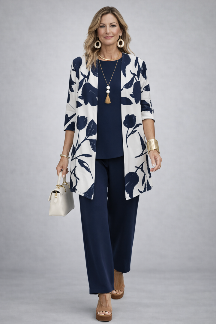 Elaira | Cardigan top and pants set