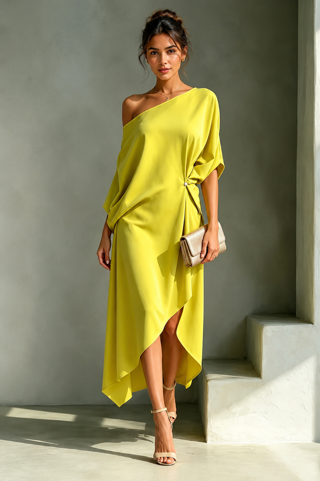Camila | Abito asimmetrico elegante