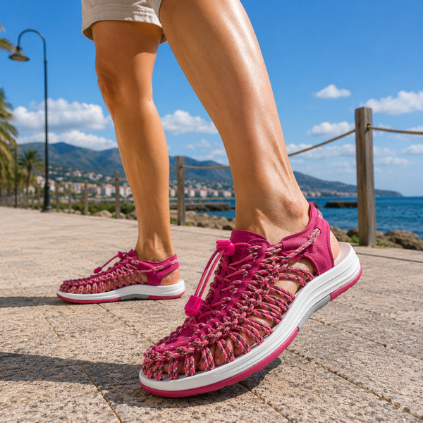 Sandali Outdoor WalkFree™ Unisex - Flessibili, Traspiranti e Ultra Confortevoli Rosa