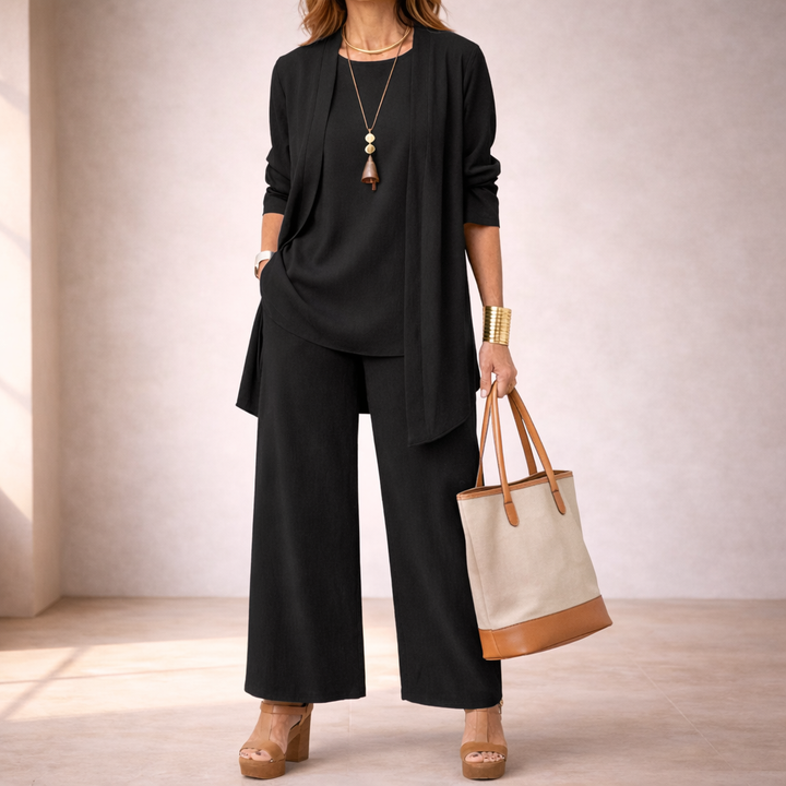 Carmina | Cardigan top and pants set