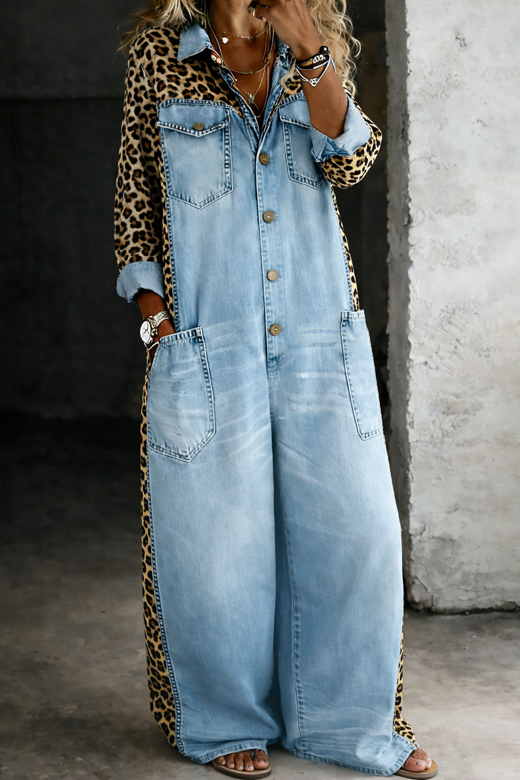 Amanda | Tuta in Denim One Piece