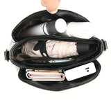 Elegante Borsa Tote e Crossbody in Pelle Ricamata per Donne