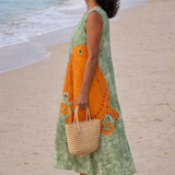 Teresa | Vestito midi in stile oceanico