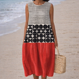 Juana | Vestito Midi a Righe