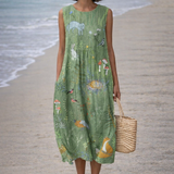 Esperanza | Vestito midi stile woodland