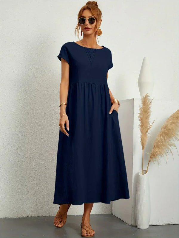 Gabrielle™ — Abito midi fluido eleganza senza tempo