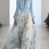 Abigail™ - Maxi Dress con Stampa Floreale Stupenda