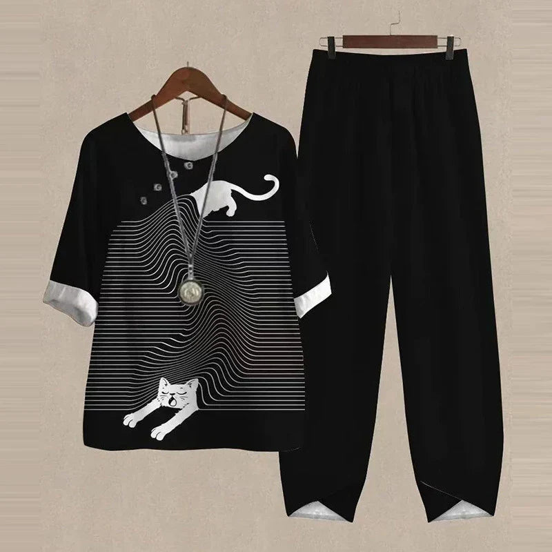 Patriarca | Top and pants set loose fit