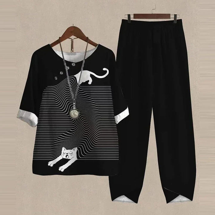 Patriarca | Top and pants set loose fit