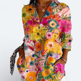 Valeria | Blusa Artistica Button-Up Vivace