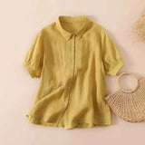Pamela™ | Camicia Casual con Bottoni