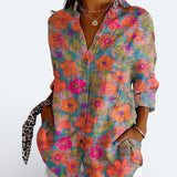 Valeria | Blusa Artistica Button-Up Vivace