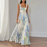 Oriah | Abito Maxi A-Line Floreale