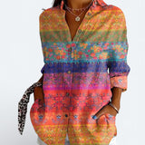 Valeria | Blusa Artistica Button-Up Vivace