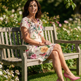 Sandra | Abito midi floreale