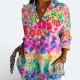 Valeria | Blusa Artistica Button-Up Vivace
