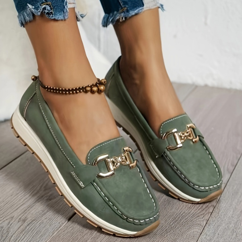 Eloisa Mocassini Ortopedici Comfort Verde