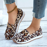 Evelia Mocassini Comfort Stampa Animalier