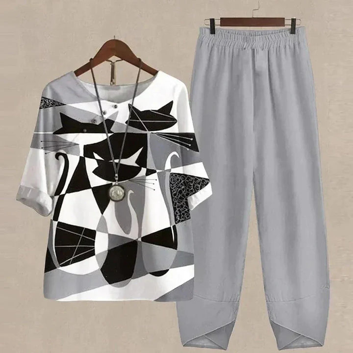 Patriarca | Top and pants set loose fit