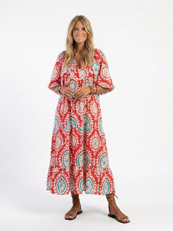 Stefanie | Vestito Midi Paisley