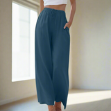 Liam | Pantaloni Estivi a Gamba Larga