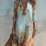 Vestito Lorna - Camicia Maxi Mediterranea
