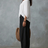 Luna - Completo con spalle scoperte e pantaloni fluidi