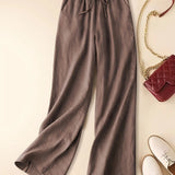Tina - Pantaloni in Lino Relax