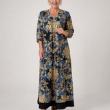 Adelheid | Abito midi boho con stampa floreale artistica