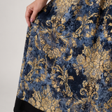 Adelheid | Abito midi boho con stampa floreale artistica