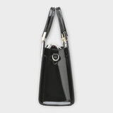 Erain - Borsa lucida in pelle di coccodrillo