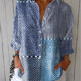 Fiora | Blusa Patchwork Ocean