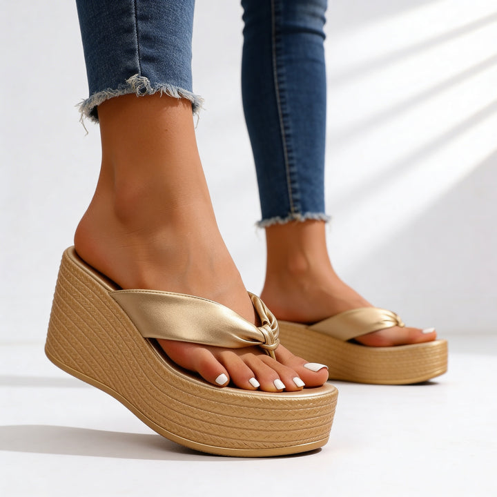 Natalia Chunky Platform Wedges