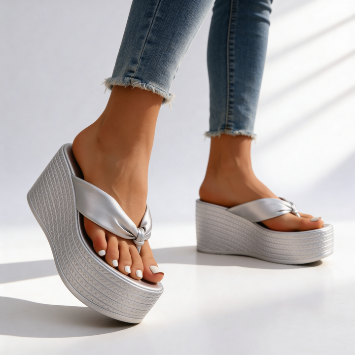 Natalia Chunky Platform Wedges