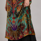 Hedwig | Abito midi boho con stampa ornamentale artistica