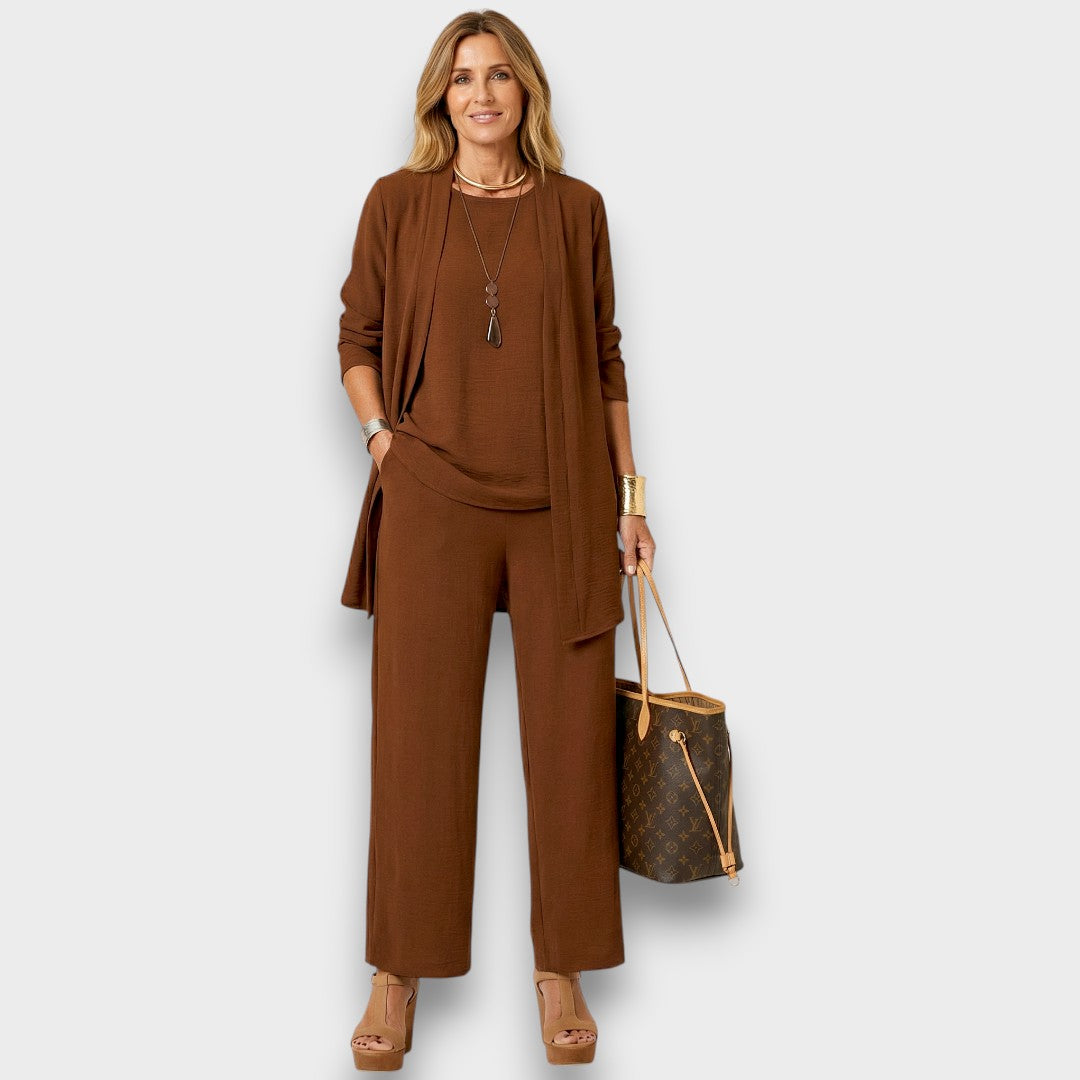 Carmina | Cardigan top and pants set