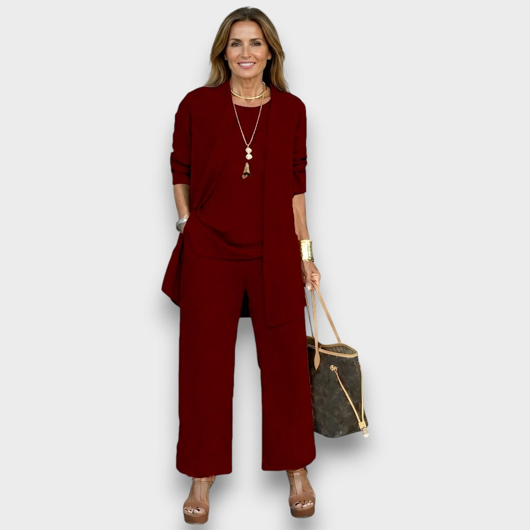 Carmina | Cardigan top and pants set