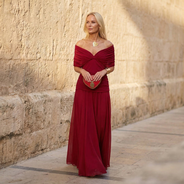 Harper | Elegante Vestito Rosso