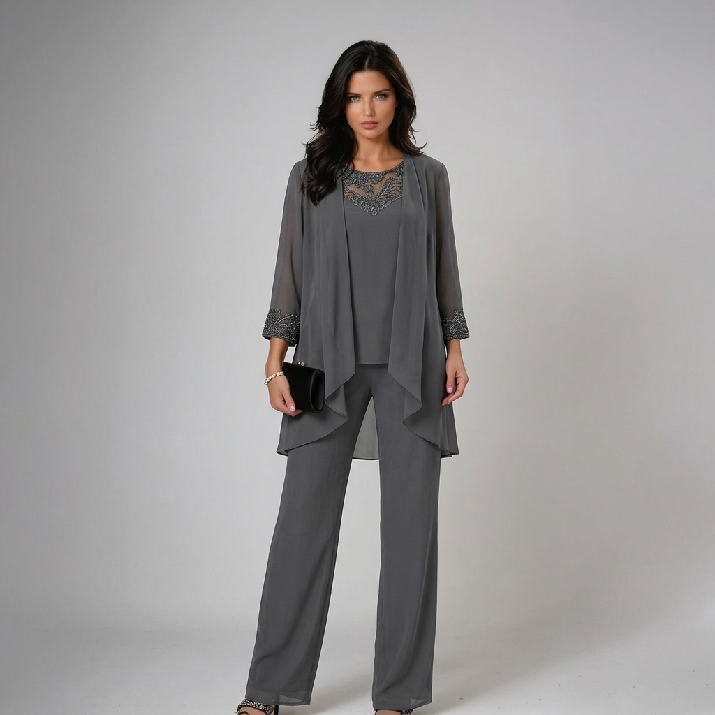 Agnese | Layered top and pants set