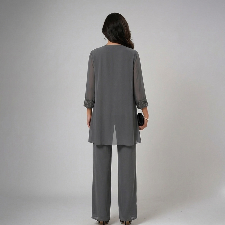 Agnese | Layered top and pants set