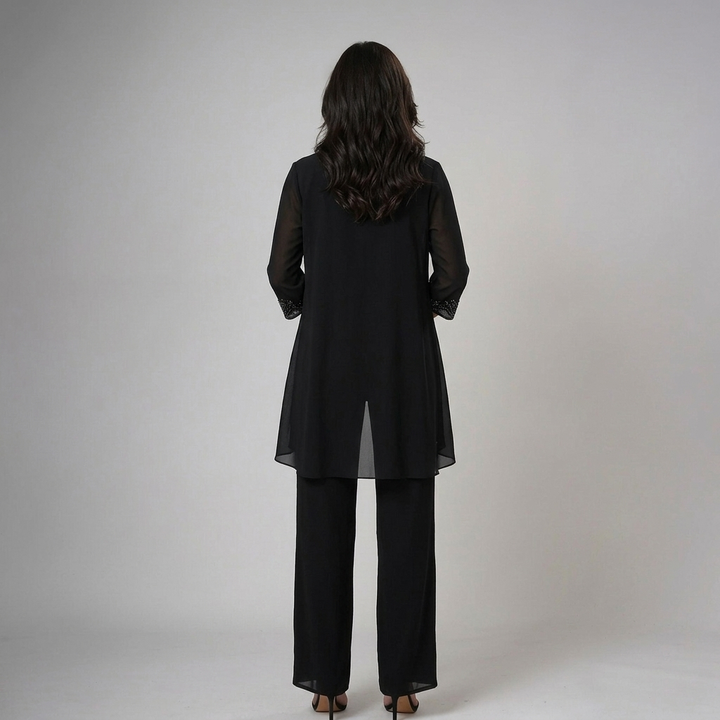 Agnese | Layered top and pants set