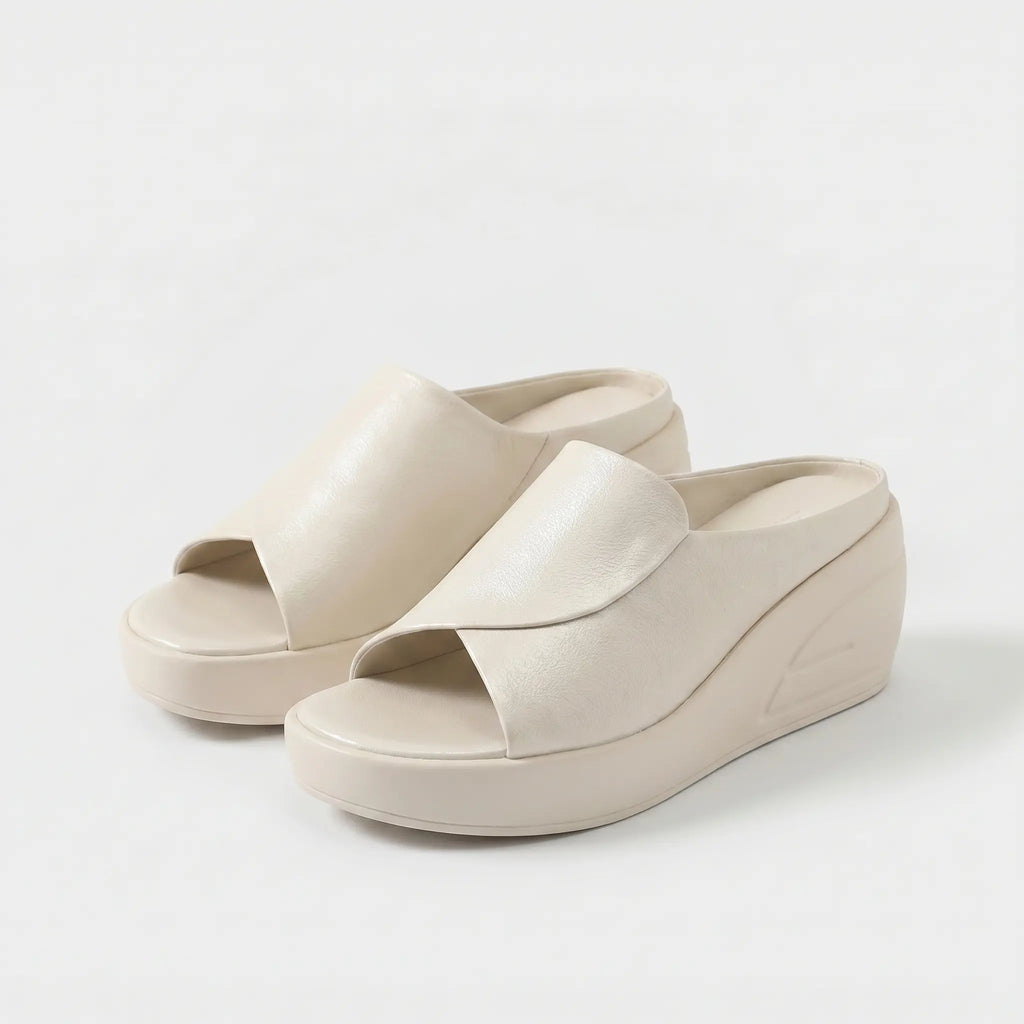 Elisa Sandali Zeppa Slip-on Ortopedici