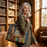 Borsa Artigianale - Gufo e Libri Vintage