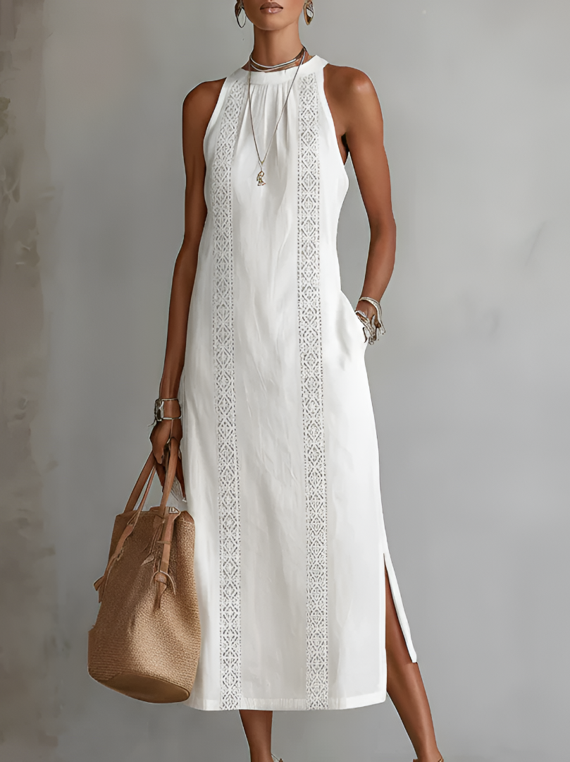 Vestito Clara con pizzo delicato e charme estivo
